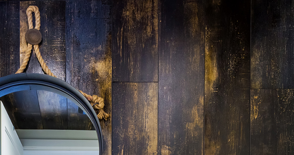 tuile de ceramique imitation bois de grange