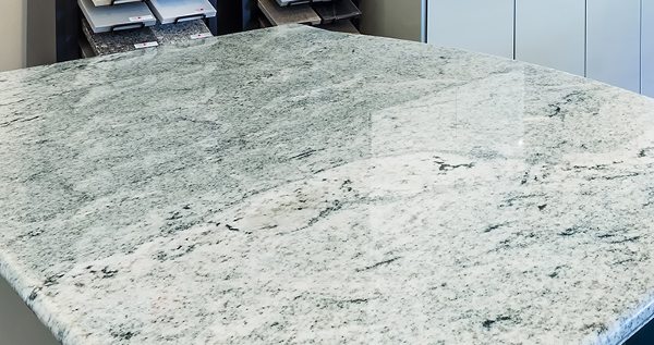 Light with dark veins granite counter-top